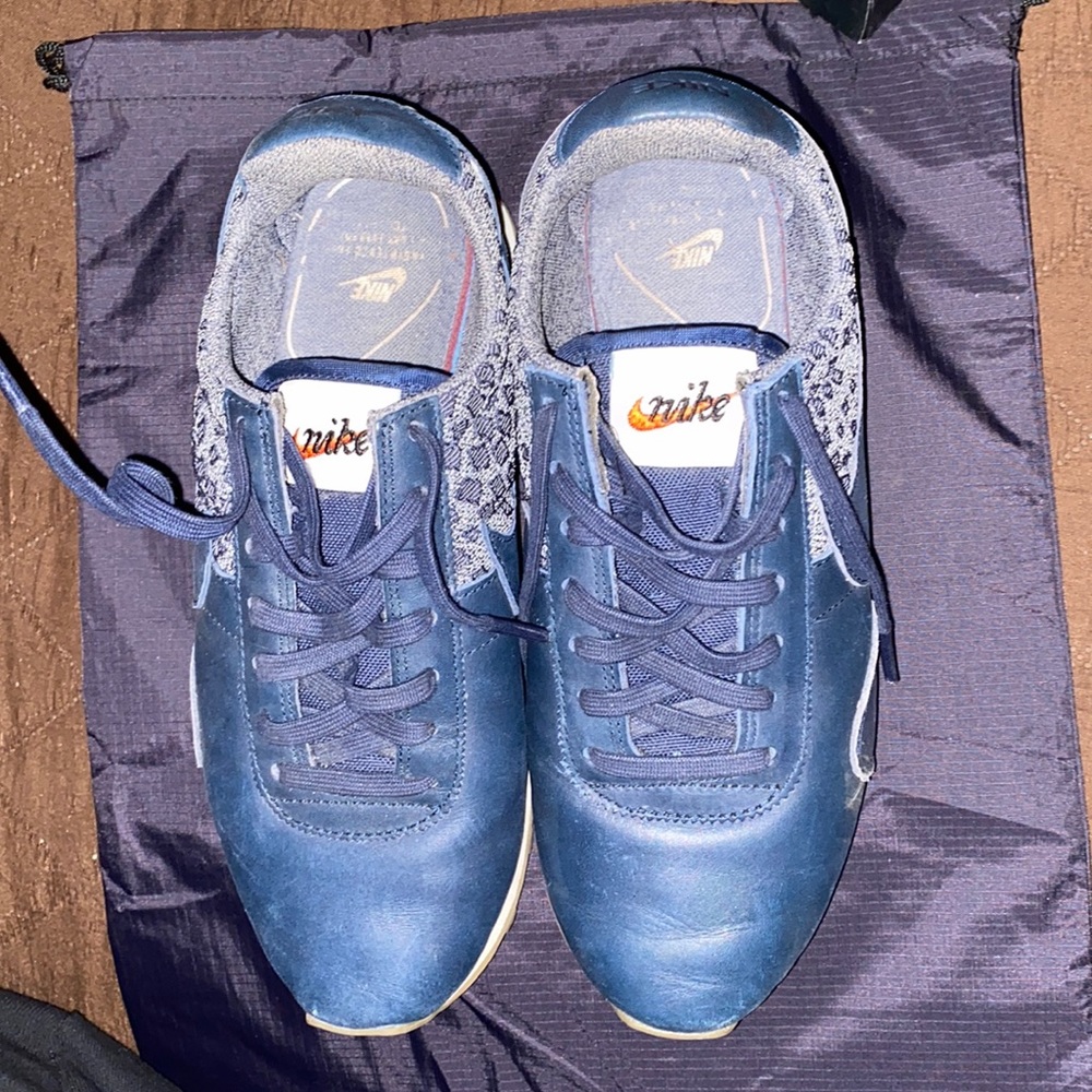 Pre-Lo💙Ed Nike Pre Montreal Racer Vintage Textile Obsidian 833865-401